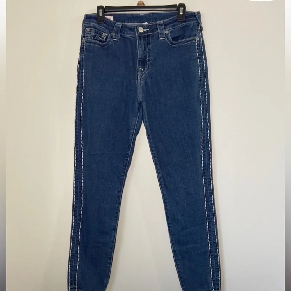 True Religion Women’s Size 31 Blue Denim Skinny Jeans